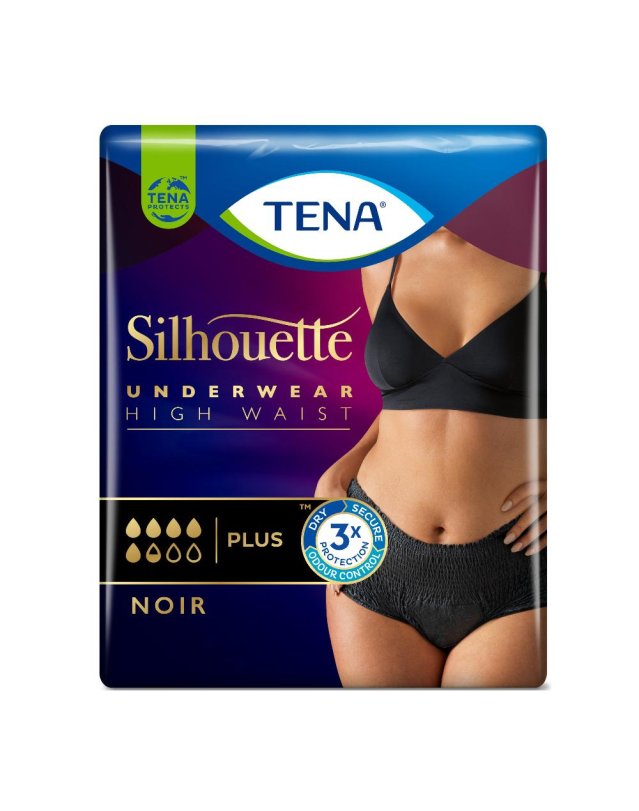 TENA SILHOUETTE NOIR L V/A 8PZ