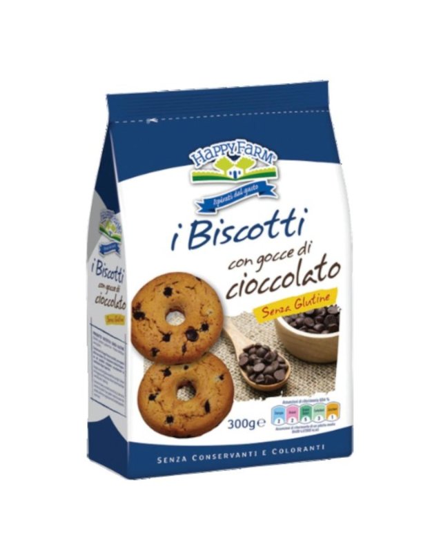 HAPPY FARM Bisc.Gtt Ciocc.200g
