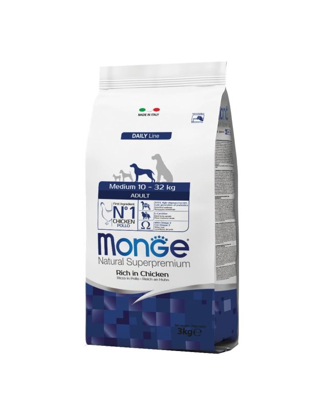 MONGE DOG MED ADULT 3KG