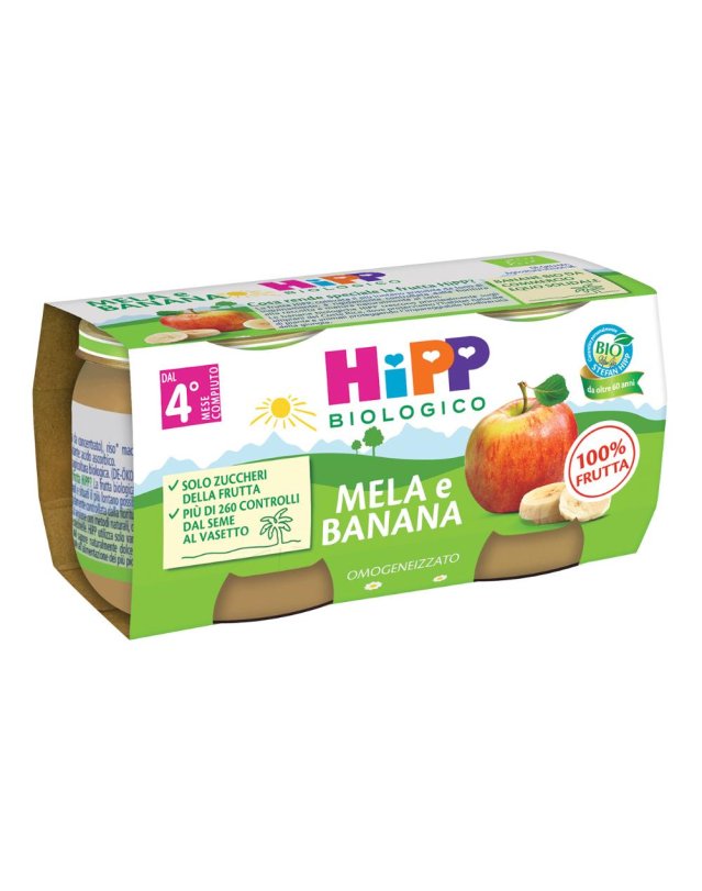 HIPP OMOG MELA/BANANA 2X80G