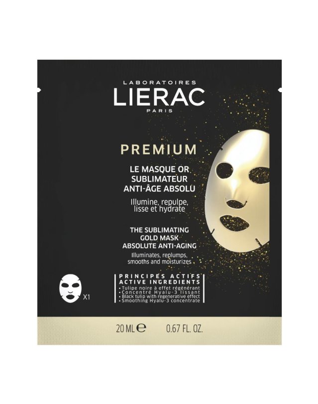 LIERAC PREMIUM MASCHERA ORO