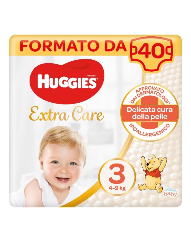 HUGG.Extra Care  4/9Kg 3 40pz