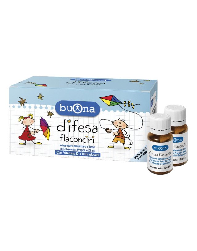 Buona difesa integratore per le difese immunitarie 14 flaconi da 10 Ml