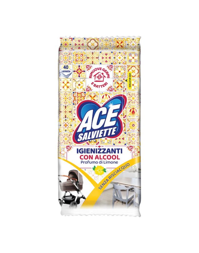 ACE SALVIETTE IGIEN SGRAS 40PZ