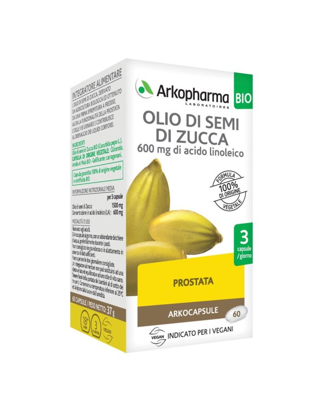 ARKOCAPSULE OLIO SEMI ZUCCA BIO