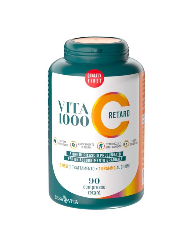 VITA C 1000 RETARD – Vitamina C a rilascio prolungato -90 compresse