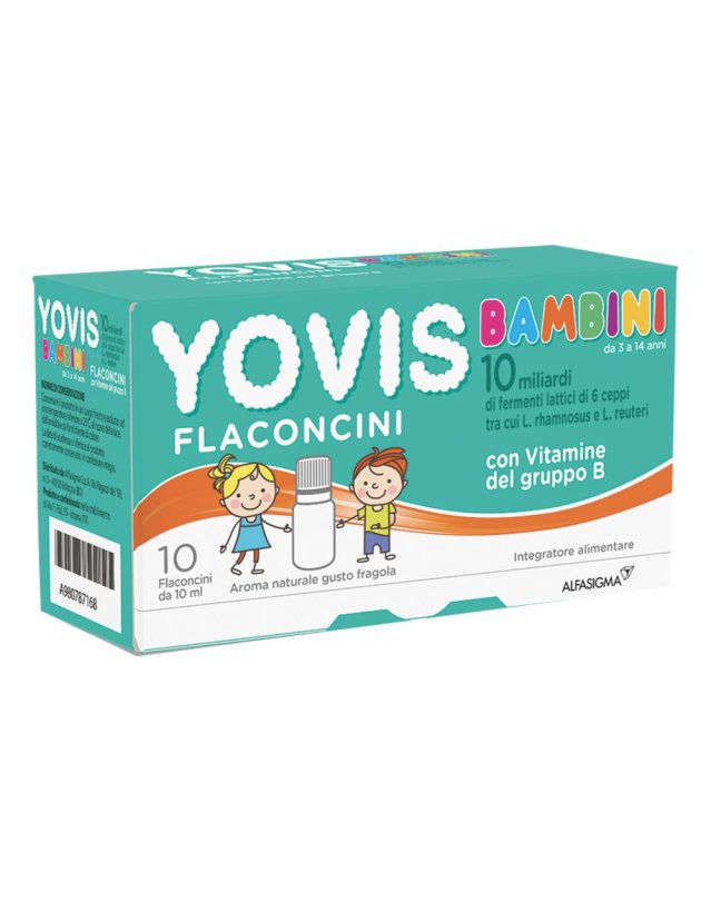 Yovis Bambini Flaconcini Fragola 10x10ml