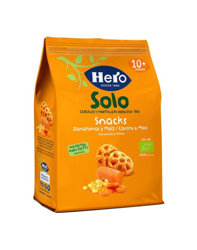 HERO SOLO SNACK CAROTA/MAIS40G