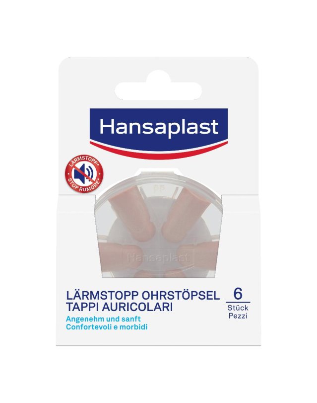 HANSAPLAST EAR PLUGS 6PZ