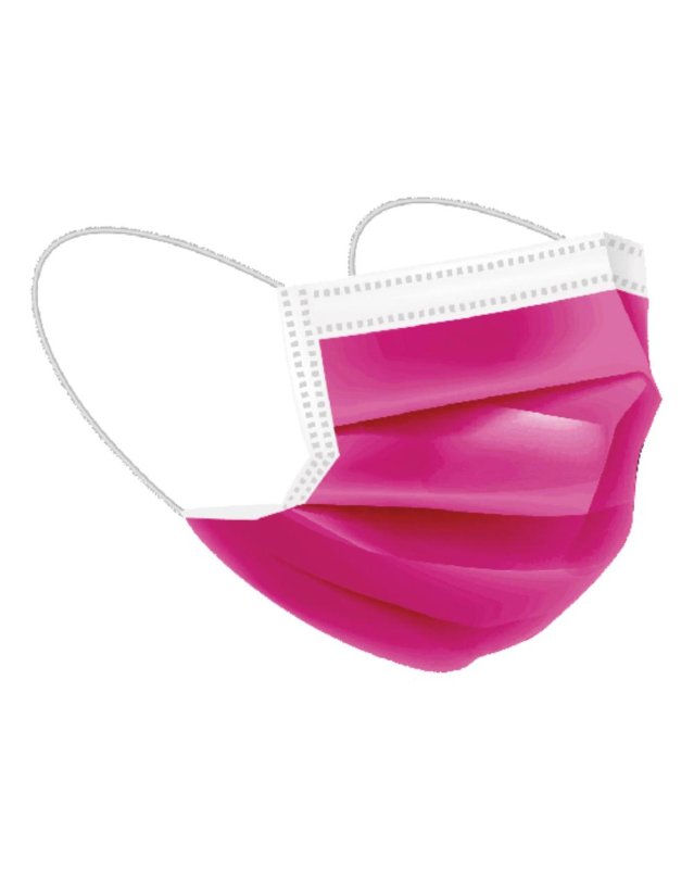 MASCHERINA CHIR II ROSA RIV 10PZ