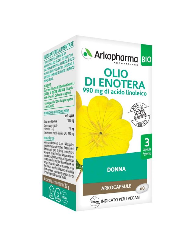 ARKOCAPSULE OLIO ENOTERA BI60CPS