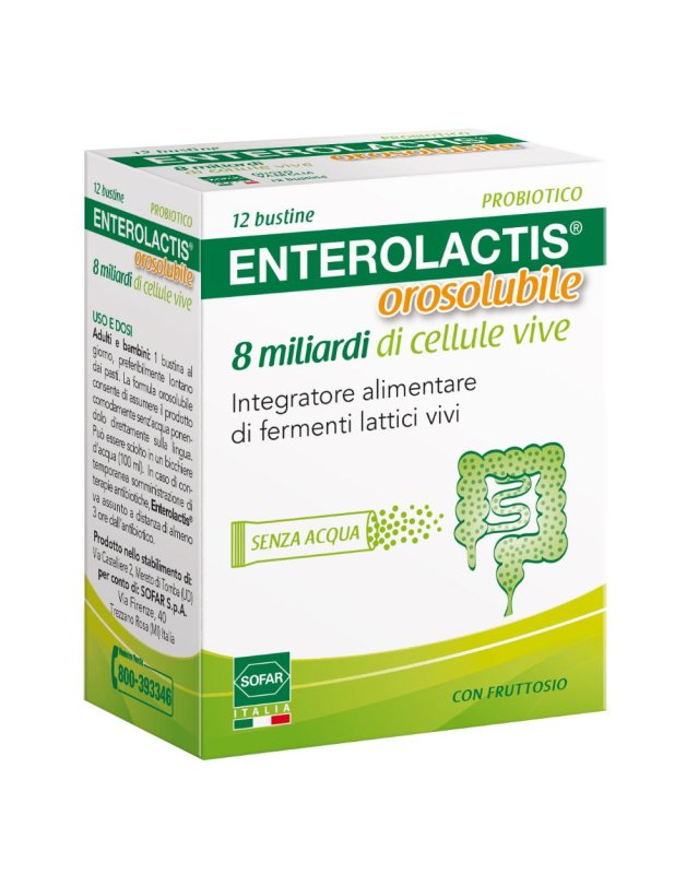 ENTEROLACTIS 8MLD 12BUST OROSO