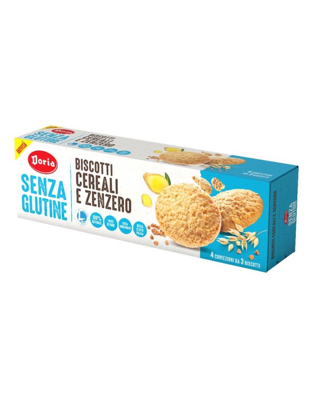 DORIA BISCOTTI CEREALI-ZENZERO