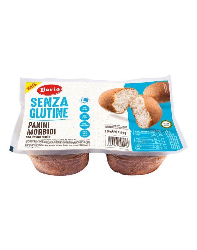 DORIA Panini Morbidi S/G 200g
