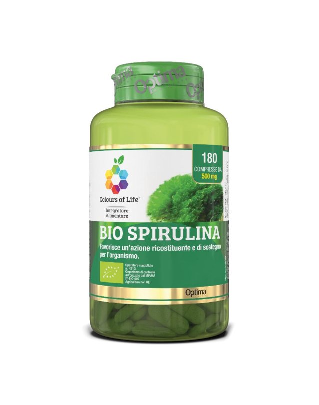 Bio Spirulina 180 Cpr Colours