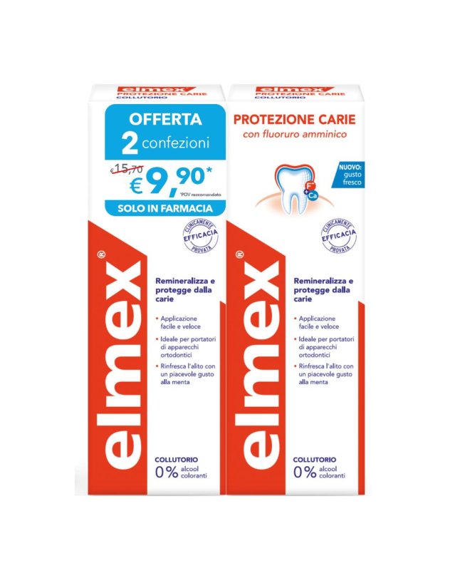 ELMEX CARIE COLLUTORIO 2X400ML