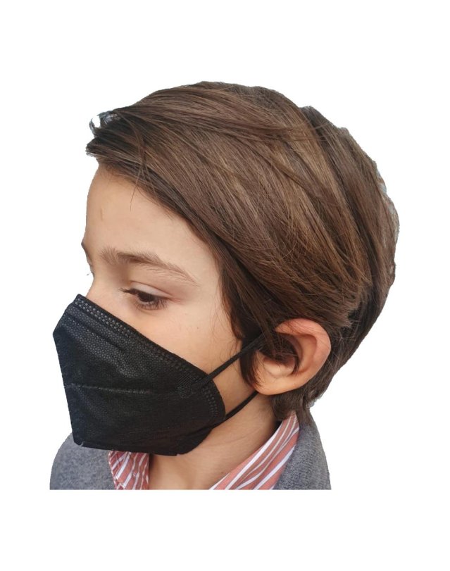Siria 20 Mascherina ffp2 nera small 1pezzo- mascherina per bambini
