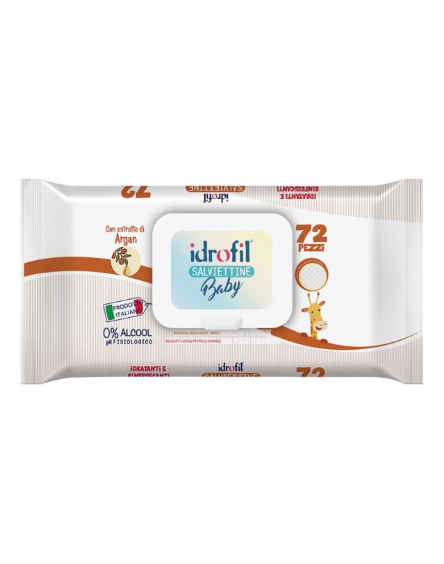 SALVIETTINE BABY ARGAN 72PZ