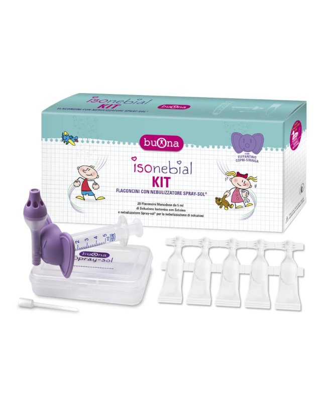 Isonebial Kit Pulizia Cavità Nasali