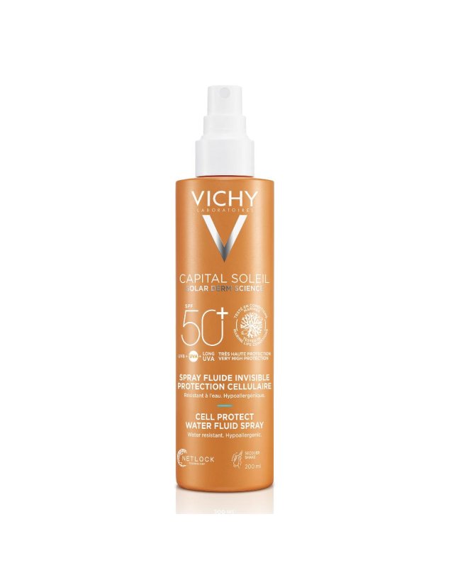 Vichy Capital Soleil Cell Protect Spray Protezione Alta Spf50 200ml