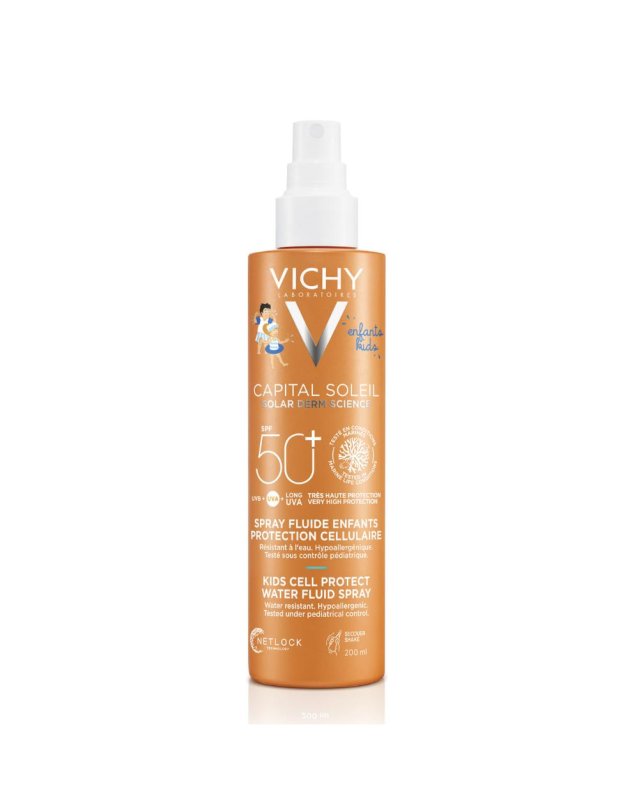 Vichy Capital Soleil Kids SPF 50+ 200 ml - Solare Spray per Bambini 