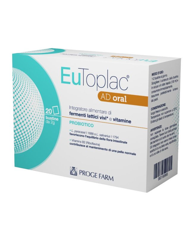 EUTOPLAC AD Oral 20 Bust.