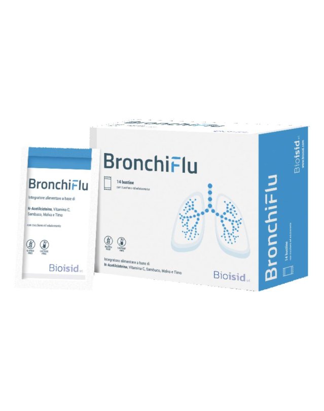 BRONCHIFLU 14 Bustine - Integratore per il benessere delle vie respiratorie