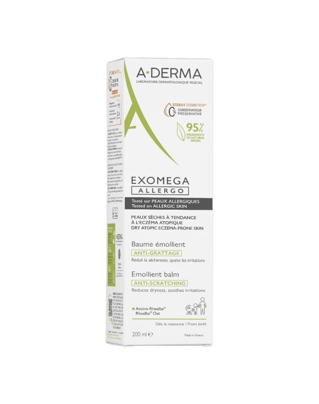 A-Derma Exomega Allergo Balsamo Emolliente 200ml