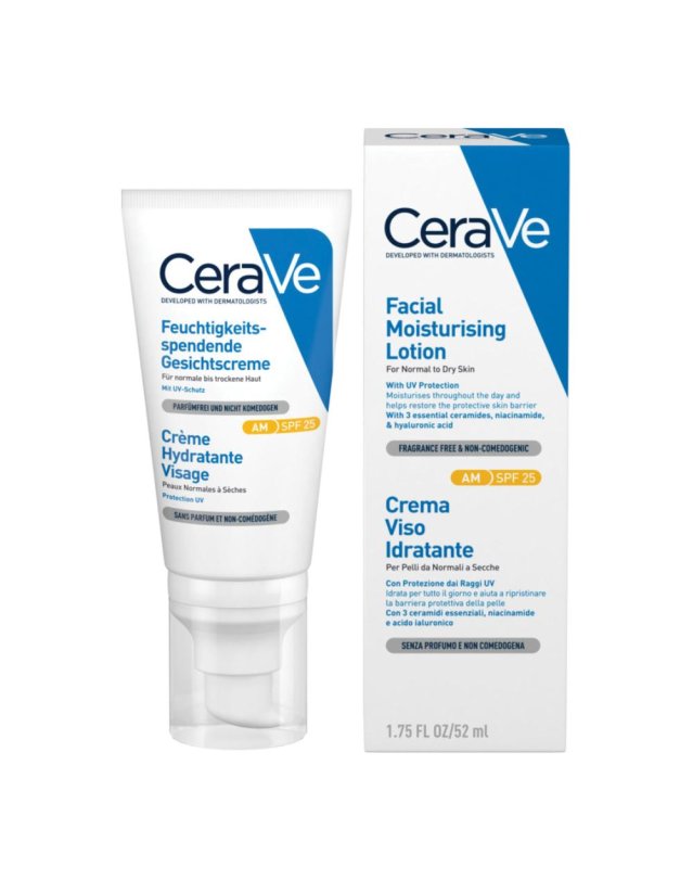 CeraVe Crema Viso Idratante SPF 50 -Protezione Quotidiana 50ml