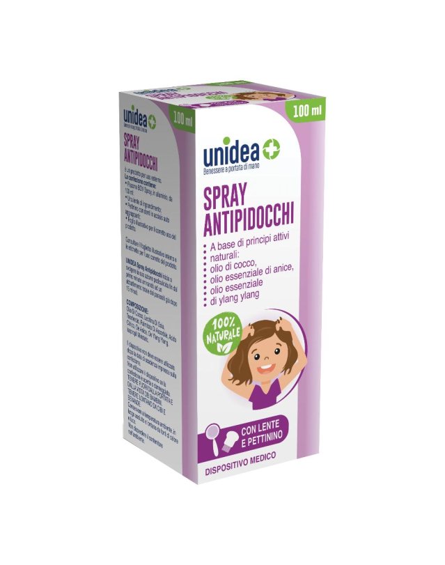 UNIDEA SPRAY ANTIPED+PETT+LENT