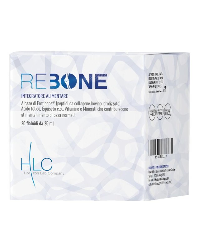 Rebone 20 Fiale da 25ml - Integratore per le ossa
