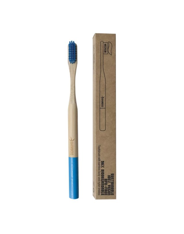 SPAZZOLINO BAMBOO HARD BLU