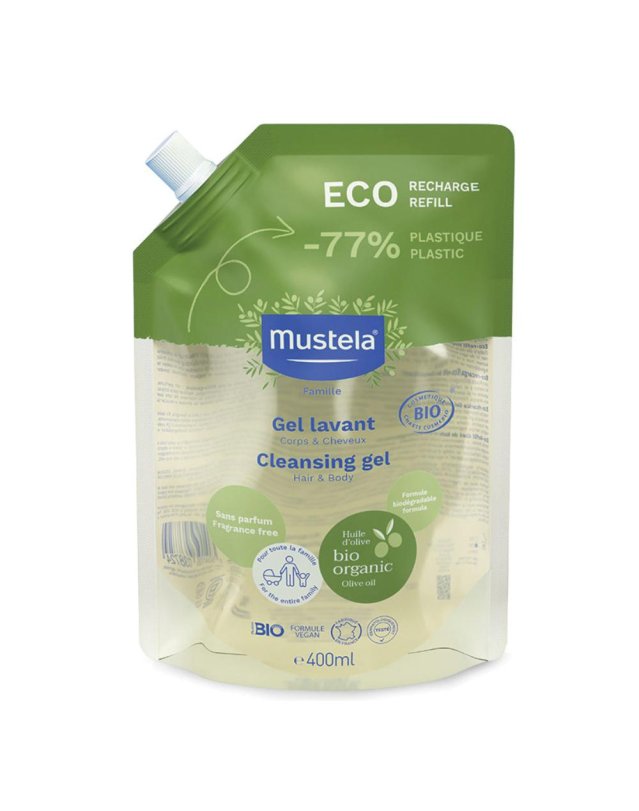 MUSTELA GEL BIO REFILL 400ML
