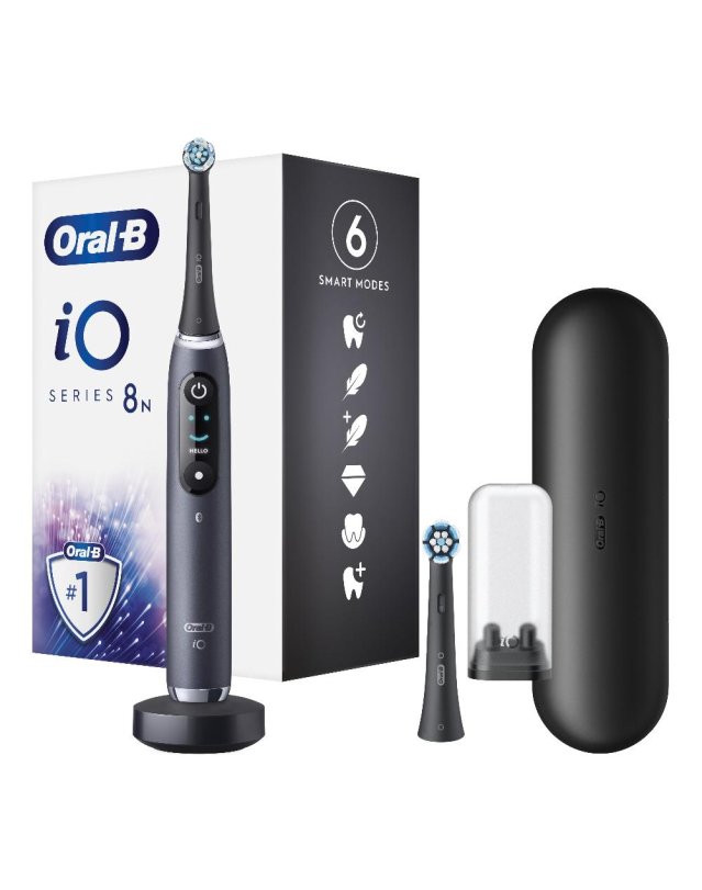 ORAL-B IO 8 PW Black Spazz+2R.