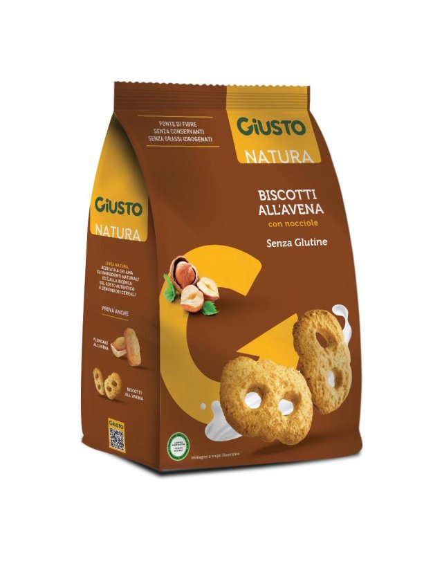 GIUSTO S/G Bisc.Avena 250g