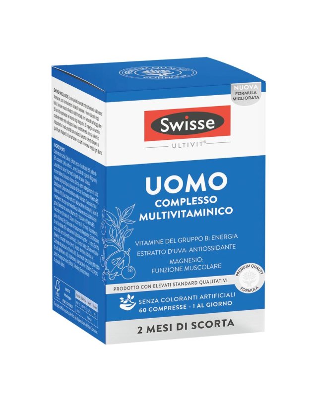 SWISSE MultiVit.Uomo 60 Cps