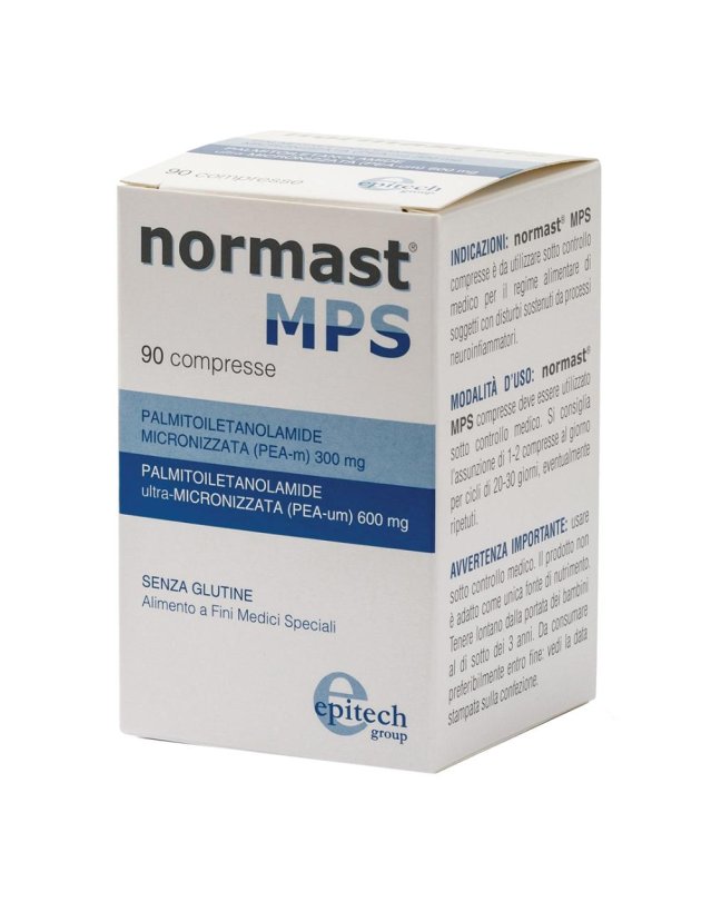 Normast MPS Integratore a base di Palmitoiletanolamide migrogranuli sublinguali 90 Compresse