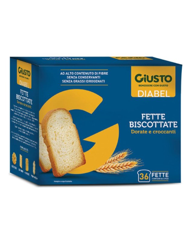 GIUSTO DIABEL FETTE BISC 300G