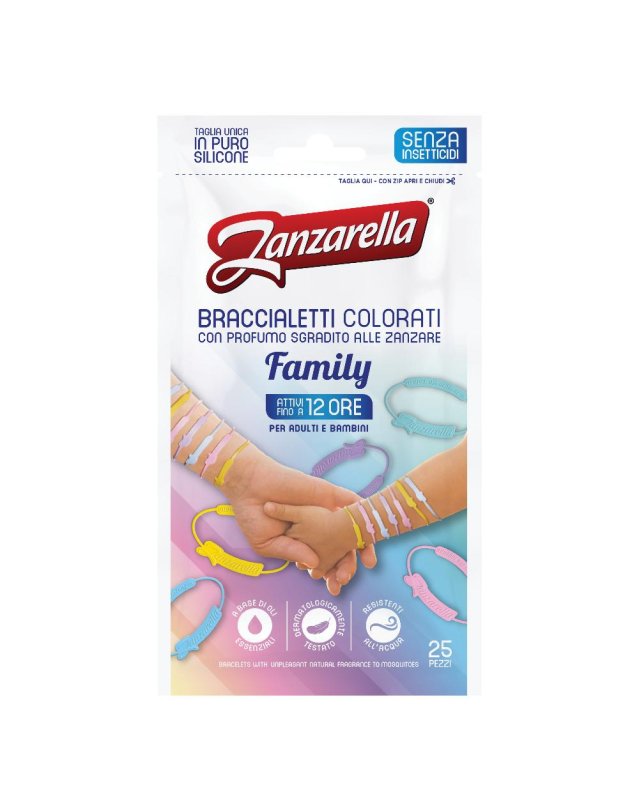 ZANZARELLA Bracc.Family 25pz