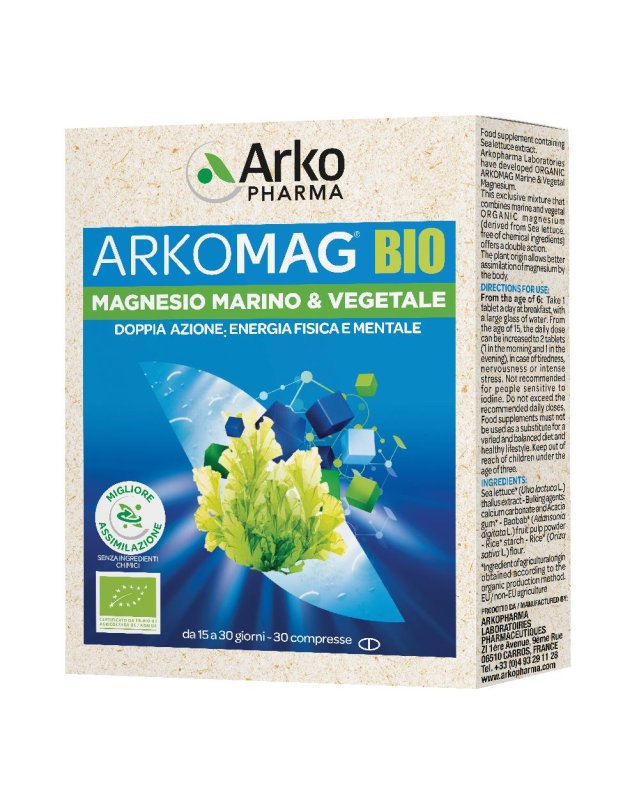 ARKOMAG Bio Magnesio Mar.30Cpr