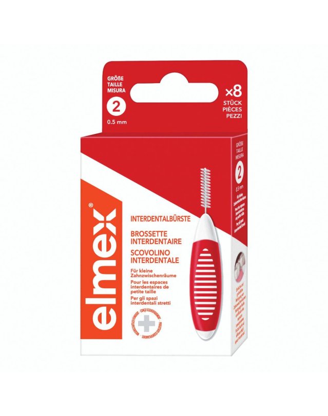 ELMEX Interd.Brush 5mm Red