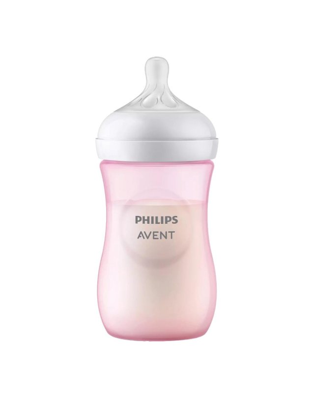 AVENT BIB NAT 3,0 ROSA 260ML