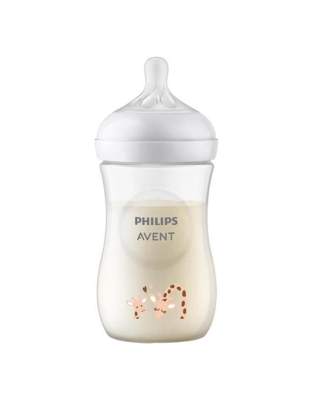 AVENT BIB NAT 3,0 GIRAF 260ML
