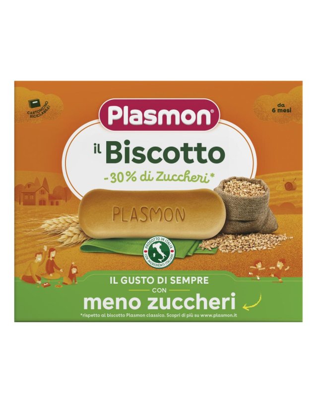 PLASMON Bisc.-30% Zucch.720g
