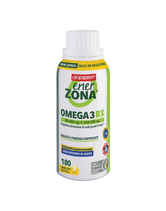 ENERZONA Omega3RX 180 Capsule - Supporto per Benessere Fisiologico 