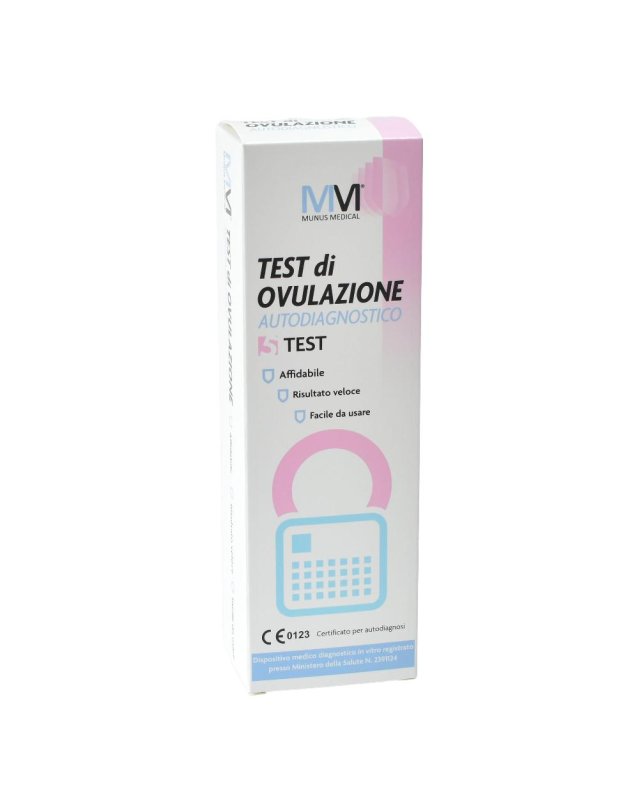 Munus Test Rapido Ovulazione Fai da Te 5 pezzi