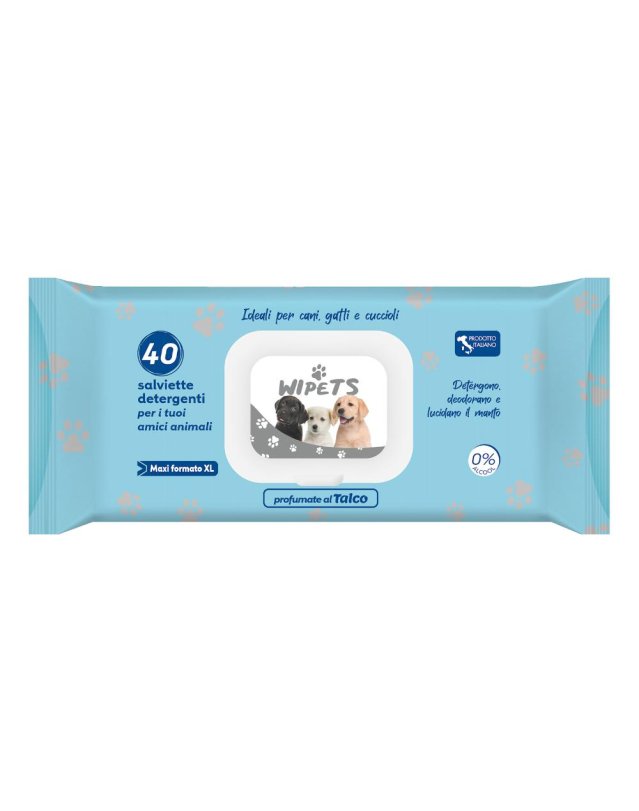 SALVIETTINE PETS TALCO 40 PZ