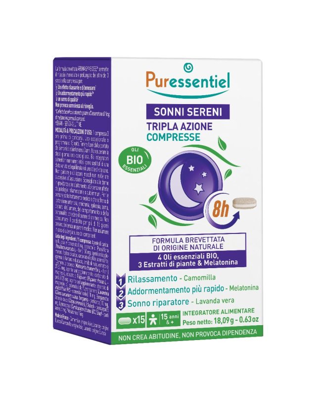 COMPRESSE TRIPLA AZ SONNO15CPR