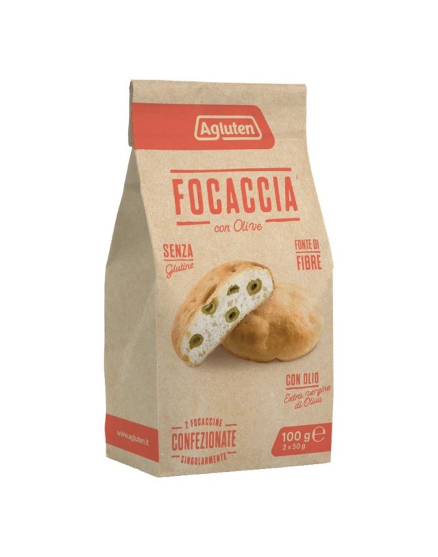 AGLUTEN Focaccina Olive 100g