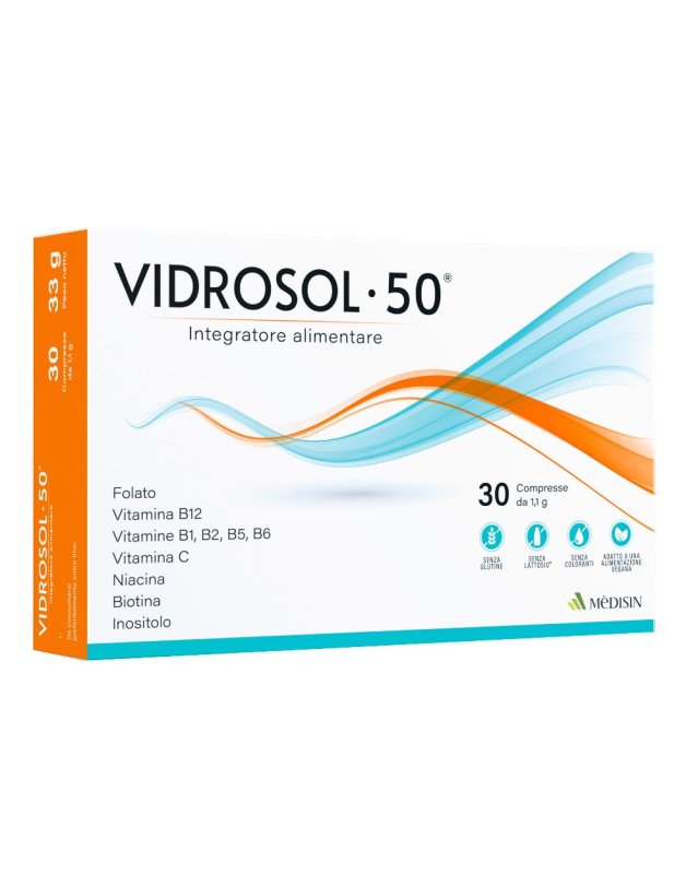 VIDROSOL 50 30CPR